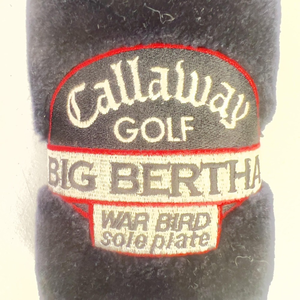 Callaway Big Bertha War Bird Wood Headcover Blue Knit Golf Club Cover Easy ID